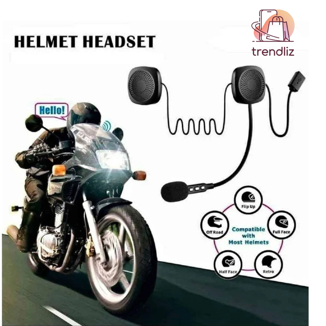 Audífonos Para Casco De Motos Bluetooth